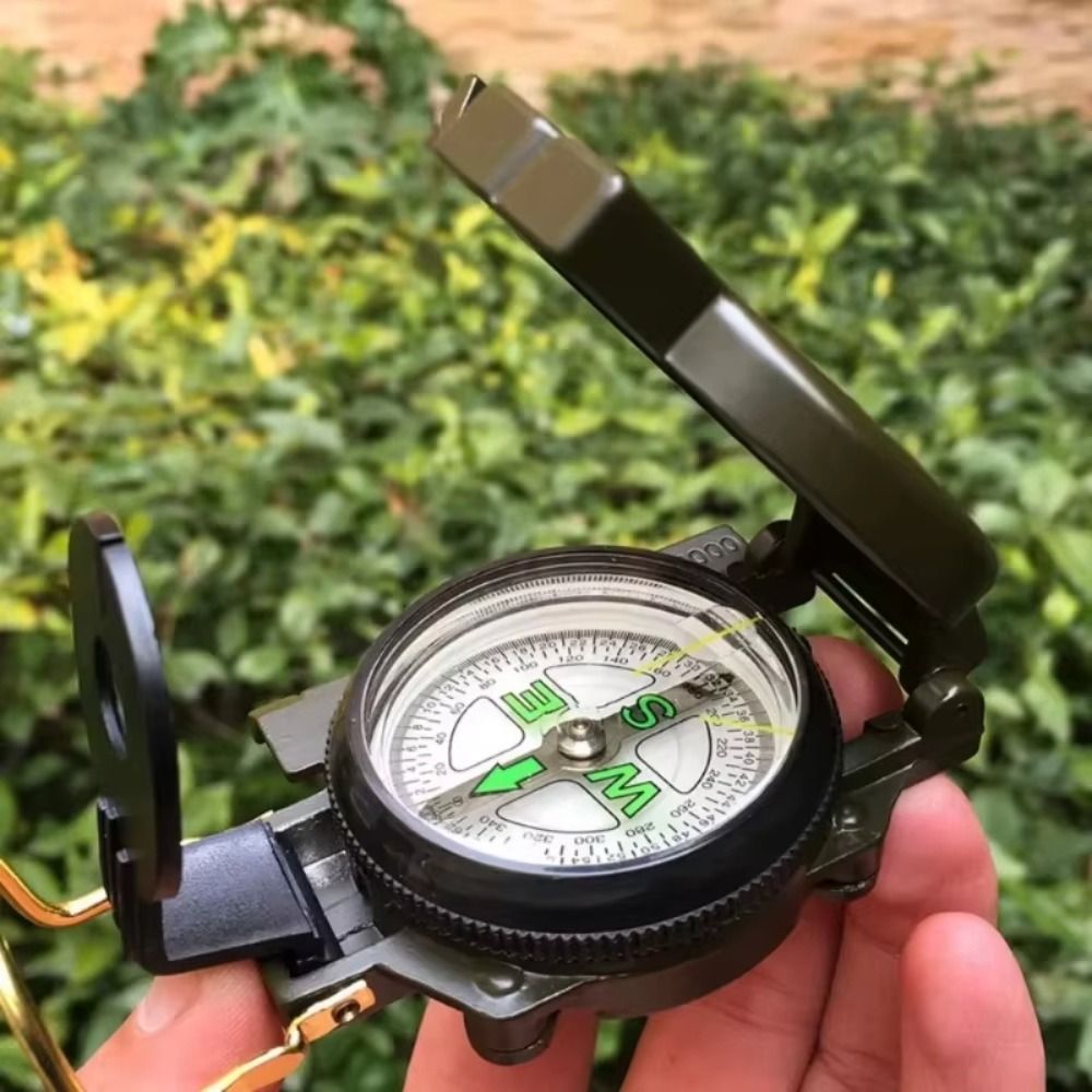 Compass Lensatic - Водонепроницаемый профессиональный компас с металлическим корпусом,