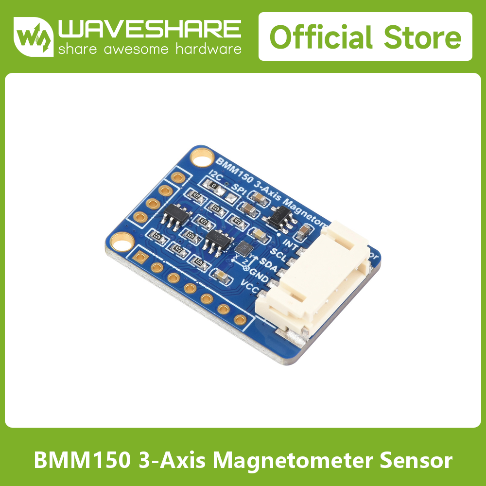Compass Lensatic - Датчик магнитометра Waveshare BMM150, 3-осевой, цифровой